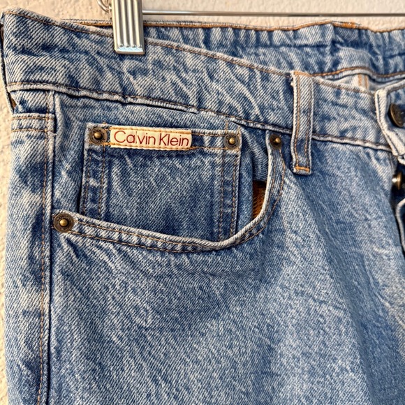 Calvin Klein Mens Slim Fit Desert Blue Jeans Blue  32x31 40JP770 - Picture 6 of 11